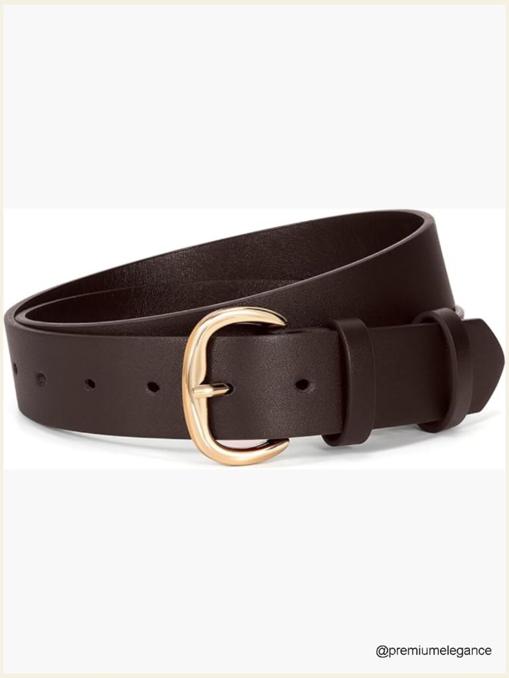 Women Pu Leather Belt for Jeans Pants Dresses Waist Belt with Buckle